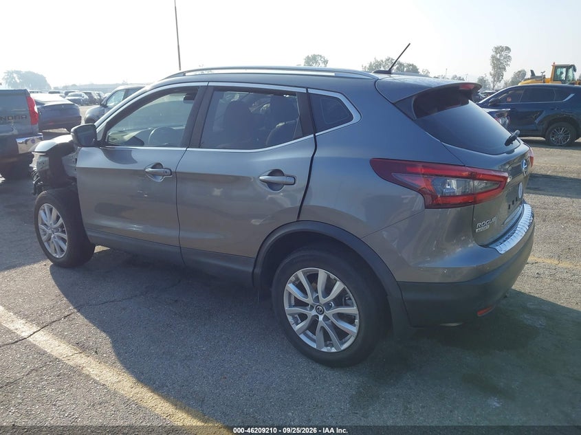 Vin: jn1bj1bv0mw563396, lot: 46709122, nissan rogue sport sv 20213