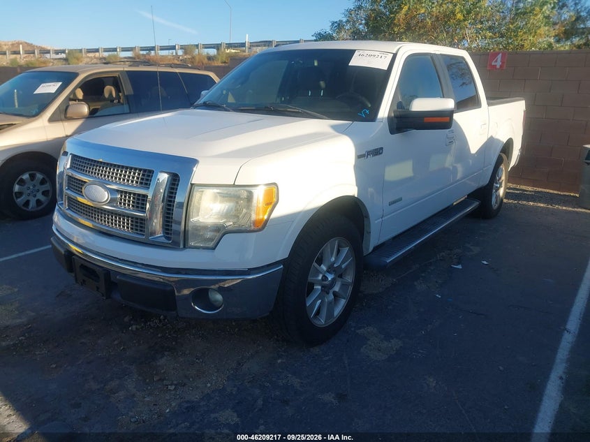 Vin: 1ftfw1ct8bfa86498, lot: 46709129, ford f-150 lariat 20112