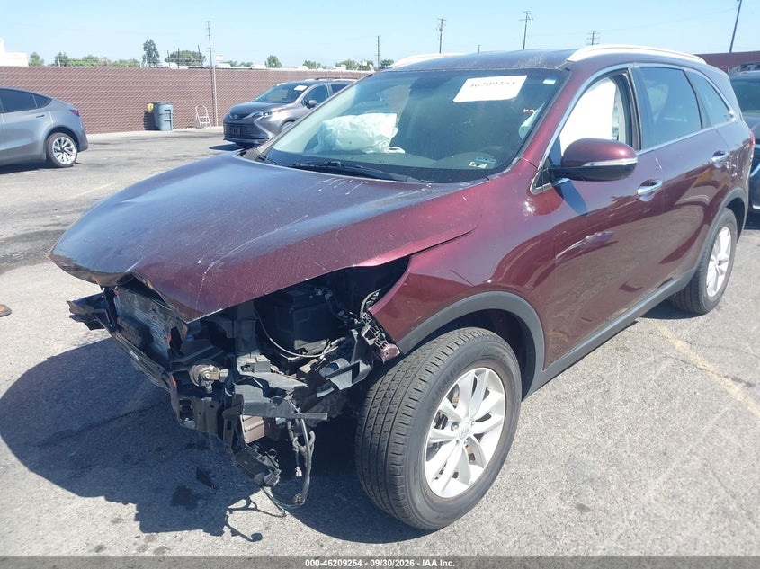 Vin: 5xypg4a30hg252136, lot: 46709166, kia sorento 2.4l lx 20172