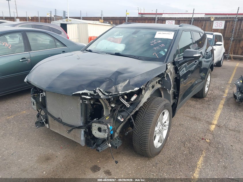 Vin: 3gnkbcrs1ls634138, lot: 46709178, chevrolet blazer fwd 2lt 20202