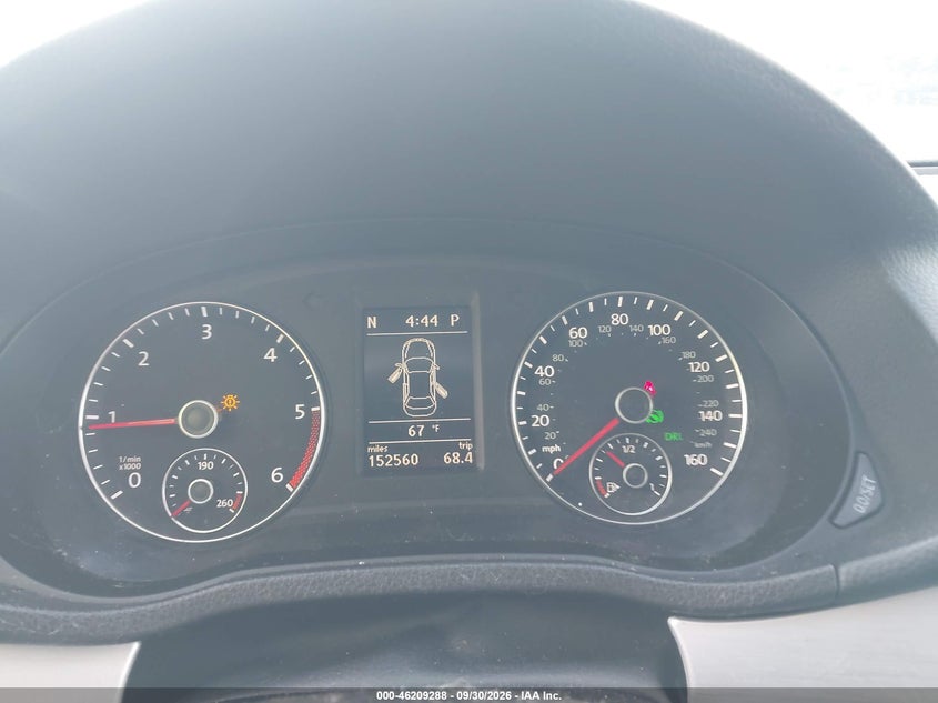 VOLKSWAGEN PASSAT 2012 VIN 1VWBN7A38CC044565