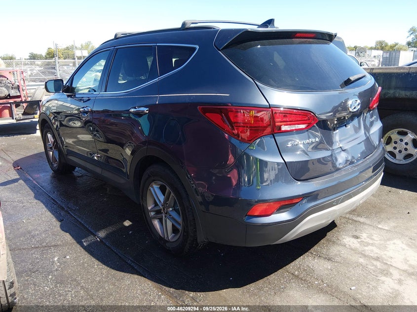 Vin: 5nmzu3lb7jh098309, lot: 46709206, hyundai santa fe sport 2.4l 20183
