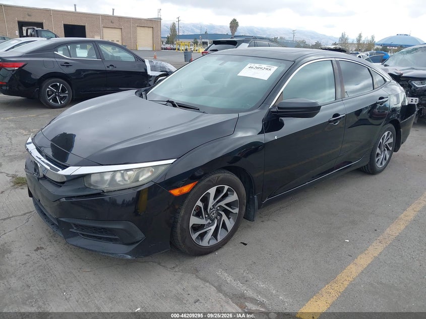 Vin: 2hgfc2f78hh510459, lot: 46709207, honda civic ex 20172