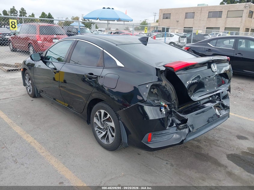 Vin: 2hgfc2f78hh510459, lot: 46709207, honda civic ex 20173