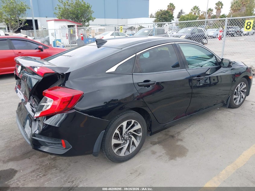 Vin: 2hgfc2f78hh510459, lot: 46709207, honda civic ex 20174