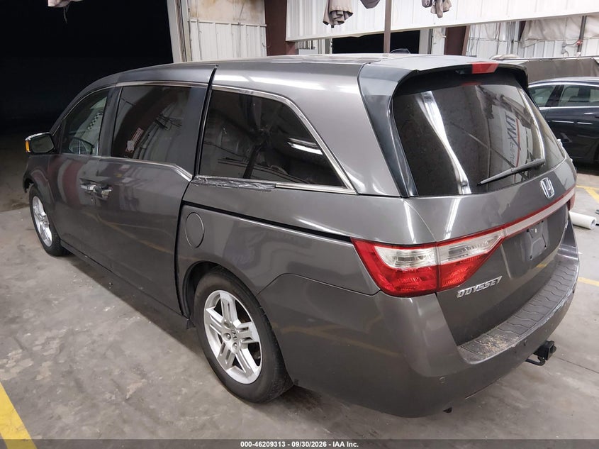 Vin: 5fnrl5h93cb006444, lot: 46709225, honda odyssey touring/touring elite 20123
