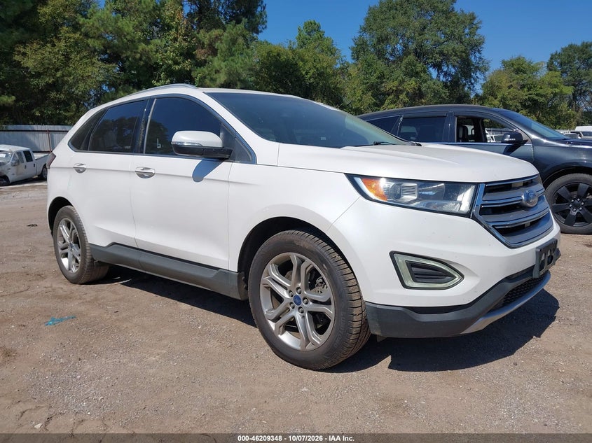 Vin: 2fmpk3k82gbb67459, lot: 46709260, ford edge titanium 20161