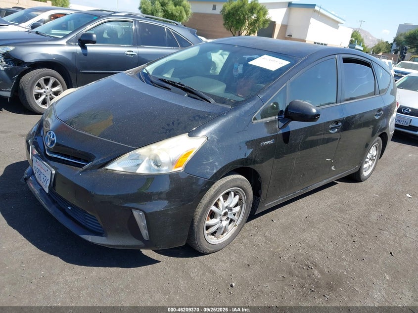Vin: jtdzn3eu7c3038690, lot: 46709282, toyota prius v three 20122