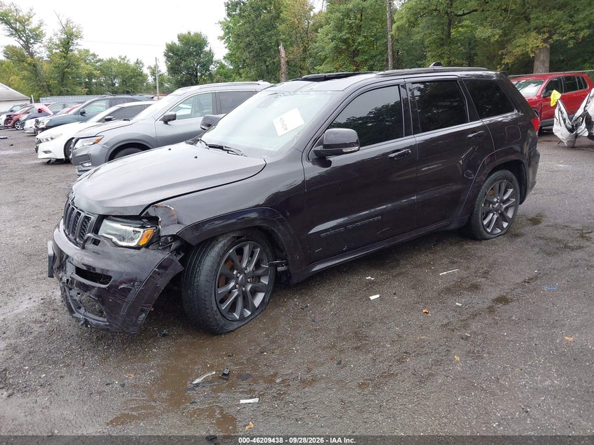 2018 Jeep Grand Cherokee High Altitude 4X4, Front & Rear, IAAI, VIN 1C4RJFCGXJC505057 — photo 2