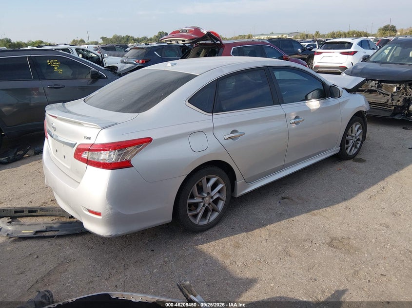 Vin: 3n1ab7ap8ey295044, lot: 46709362, nissan sentra sr 20144