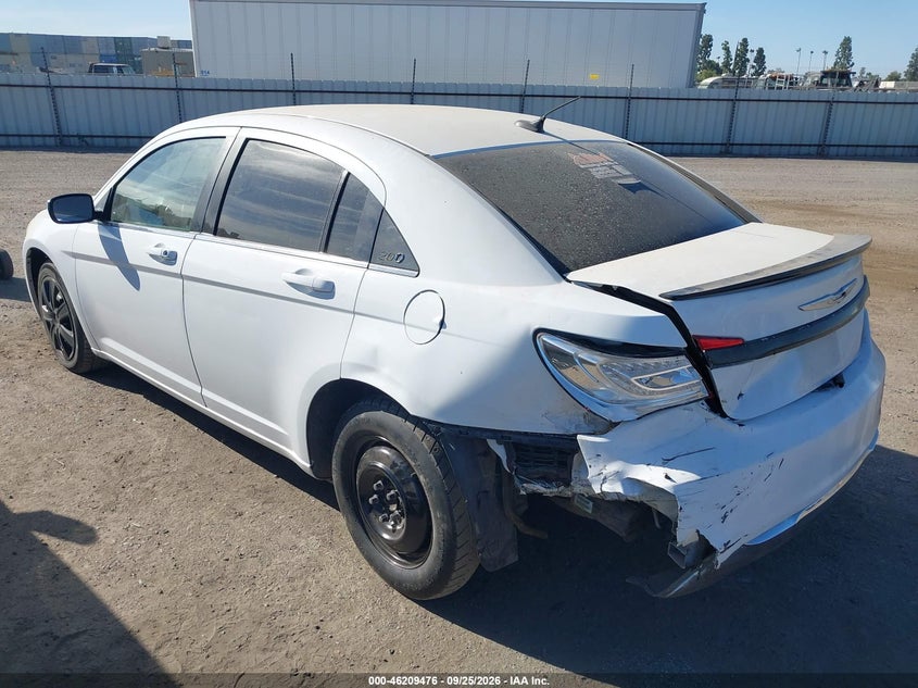 Vin: 1c3ccbab6en212058, lot: 46709388, chrysler 200 lx 20143