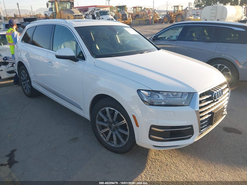 2019 Audi Q7 55 Premium/55 Se Premium, Unknown, IAAI, VIN WA1LAAF78KD038327