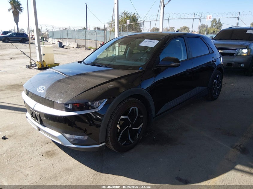 Vin: km8kmdaf5nu119245, lot: 46709393, hyundai ioniq 5 se 20222
