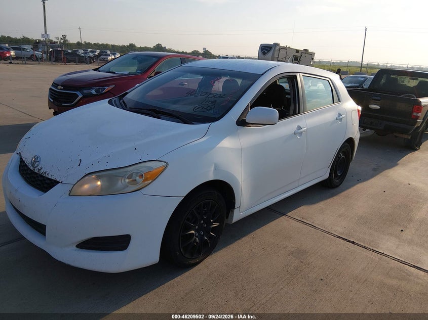Vin: 2t1ku4ee3ac193373, lot: 46709414, toyota matrix 20102