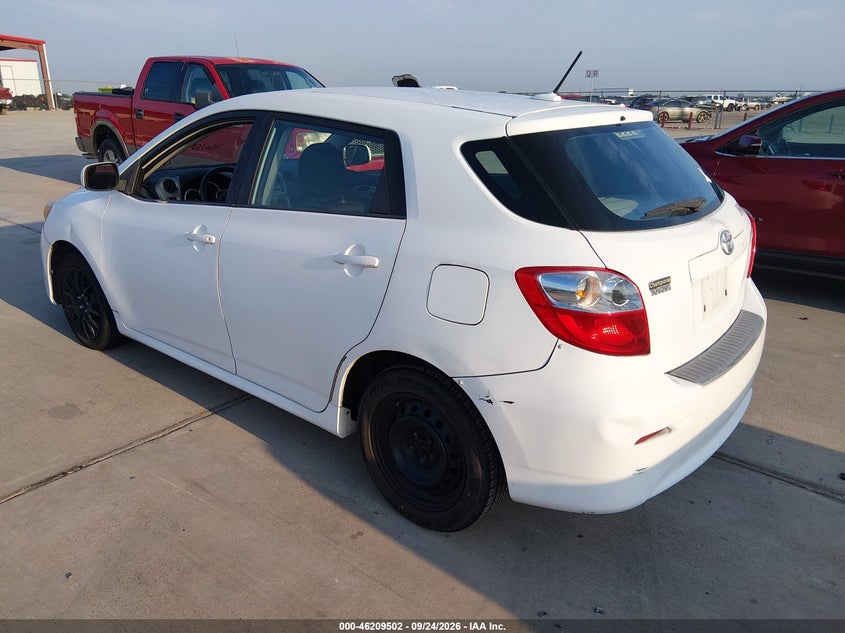 Vin: 2t1ku4ee3ac193373, lot: 46709414, toyota matrix 20103