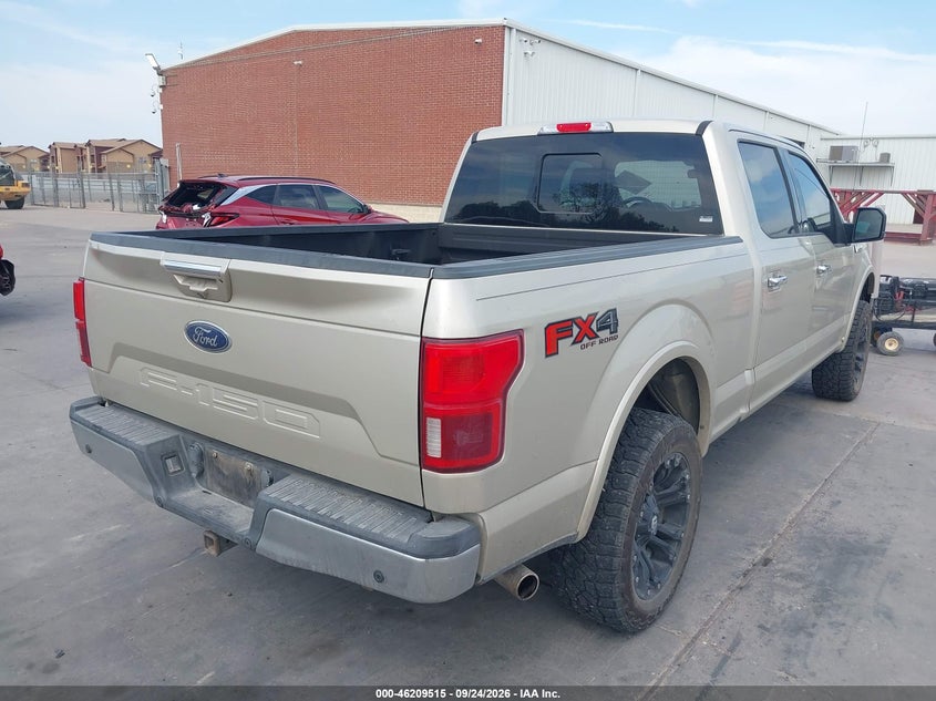 Vin: 1ftfw1e56jfc94991, lot: 46709427, ford f-150 lariat 20184