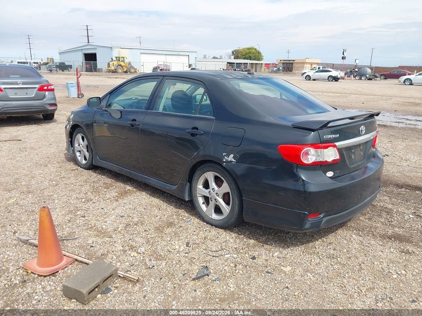 Vin: 2t1bu4eexcc775652, lot: 46709437, toyota corolla s 20123