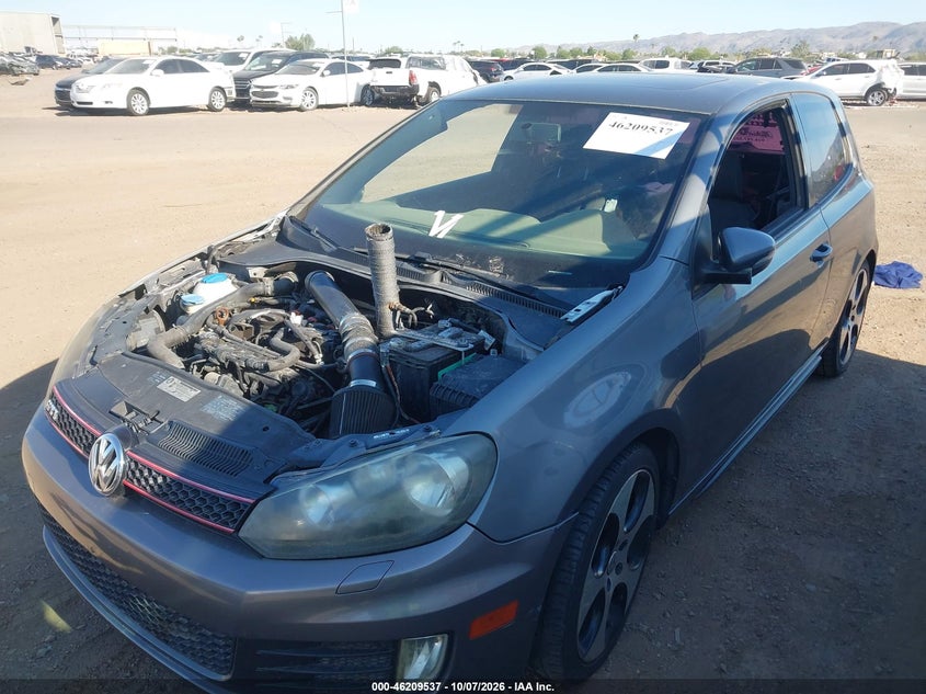 Vin: wvwed7ajxaw418946, lot: 46709449, volkswagen gti 2-door w/pzev (m6) 20102