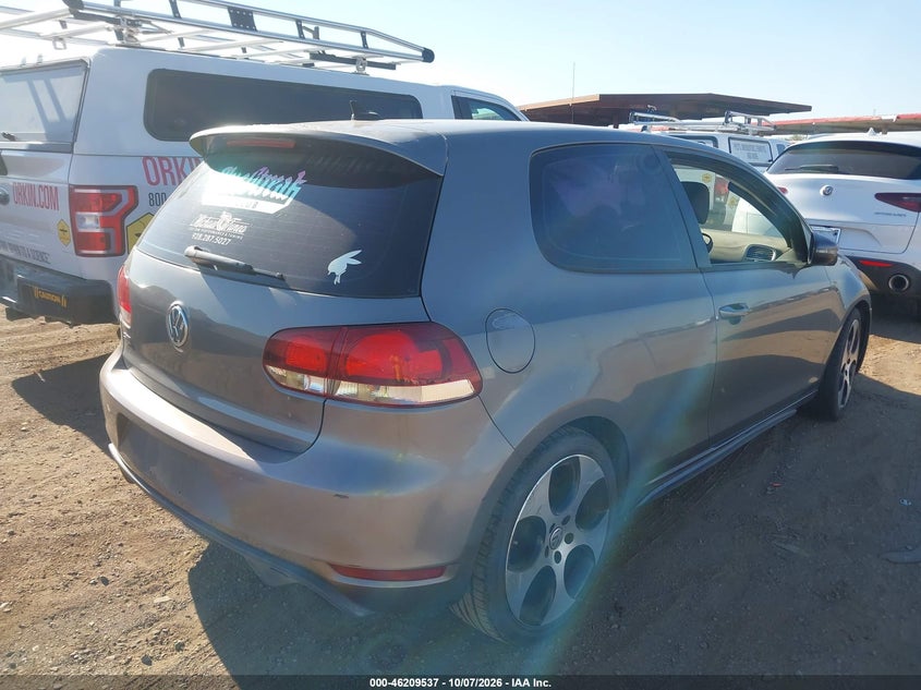 Vin: wvwed7ajxaw418946, lot: 46709449, volkswagen gti 2-door w/pzev (m6) 20104
