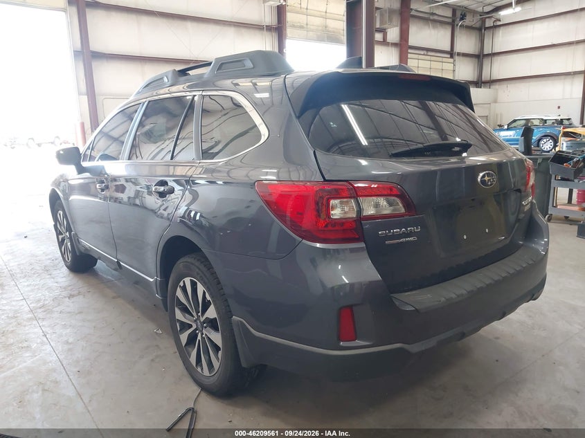 Vin: 4s4bsanc7g3331285, lot: 46709473, subaru outback 2.5i limited 20163