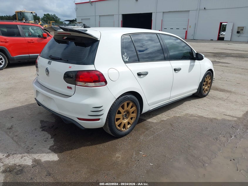 Vin: wvwhd7aj5dw141012, lot: 46709496, volkswagen gti wolfsburg edition 20134