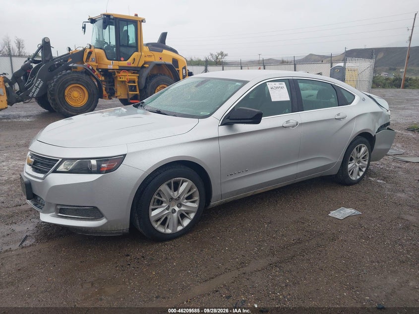 Vin: 2g11x5sa1g9188667, lot: 46709497, chevrolet impala 1fl 20162