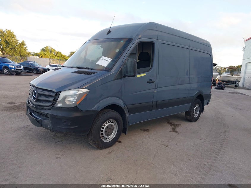 Vin: wd3pe7cd1jp644083, lot: 46709505, mercedes-benz sprinter 2500 standard roof v6 20182