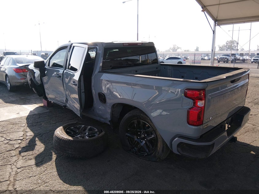 Vin: 1gcpabekxsz147779, lot: 46709507, chevrolet silverado 1500 2wd  short bed custom 20253