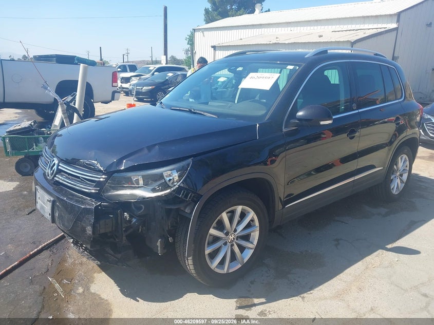 Vin: wvgrv7axxhk003125, lot: 46709509, volkswagen tiguan 2.0t wolfsburg edition 20172