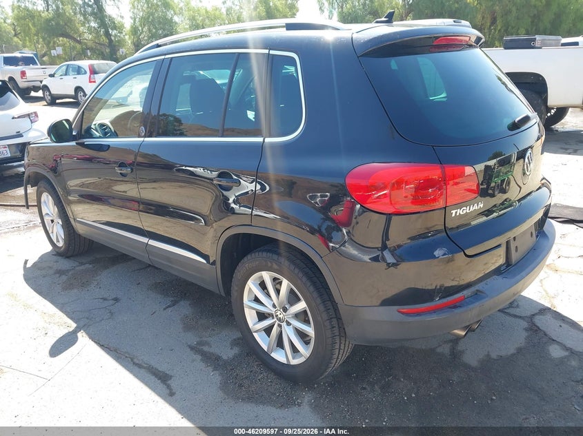Vin: wvgrv7axxhk003125, lot: 46709509, volkswagen tiguan 2.0t wolfsburg edition 20173