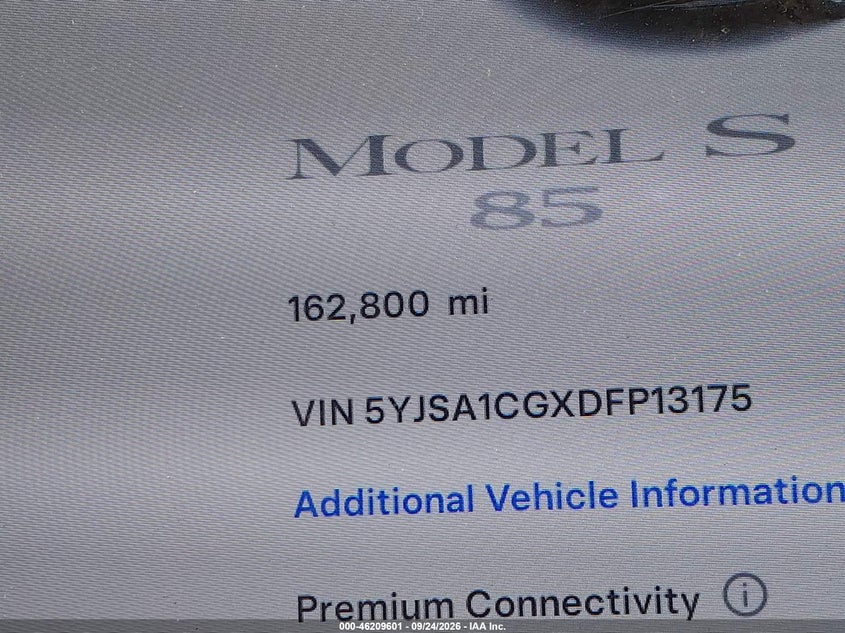 2013 TESLA MODEL S · Фото 7