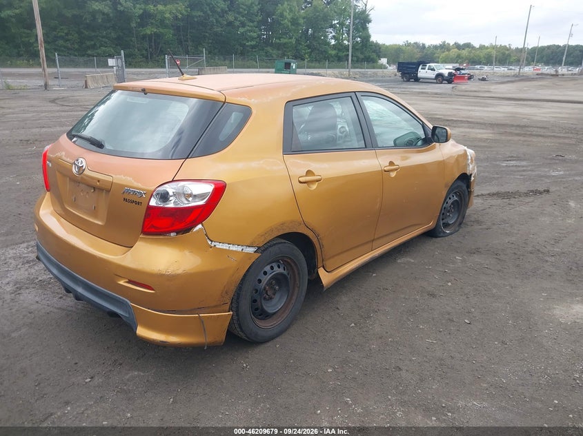 Vin: 2t1ku4ee7ac322067, lot: 46709591, toyota matrix 20104