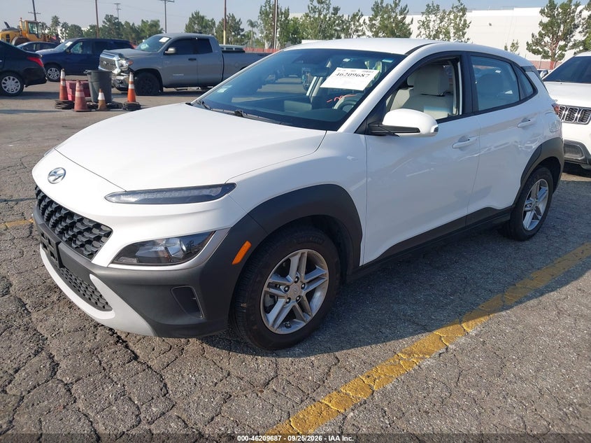 Vin: km8k22ab9pu971642, lot: 46709599, hyundai kona se 20232