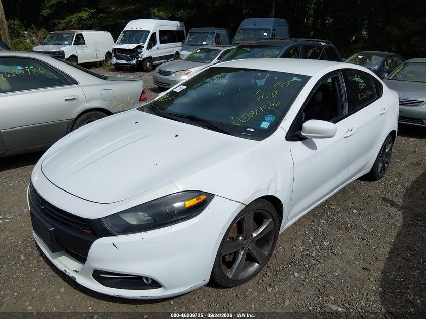 Vin: 1c3cdfbb2fd422392, lot: 46709637, dodge dart sxt 20152