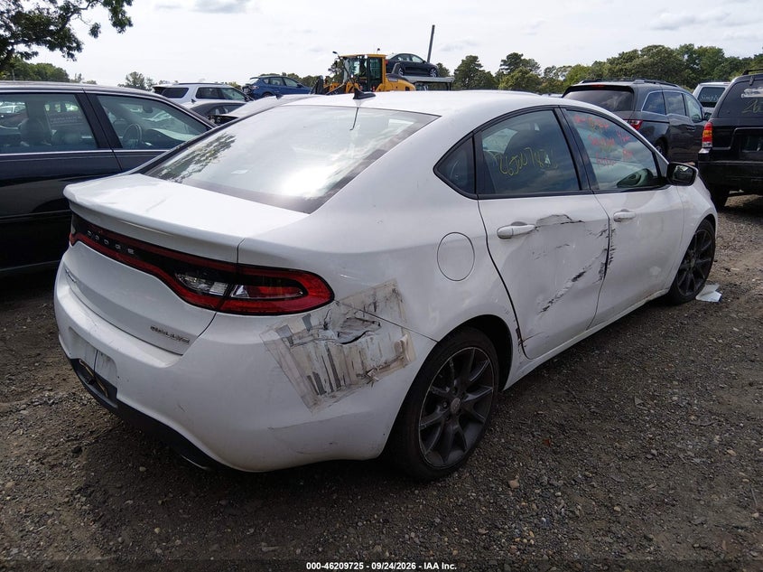 Vin: 1c3cdfbb2fd422392, lot: 46709637, dodge dart sxt 20154