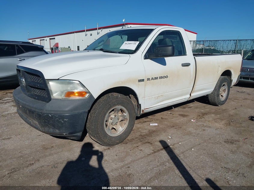 Vin: 3c6jd7dt8cg221522, lot: 46709647, ram 1500 tradesman 20122