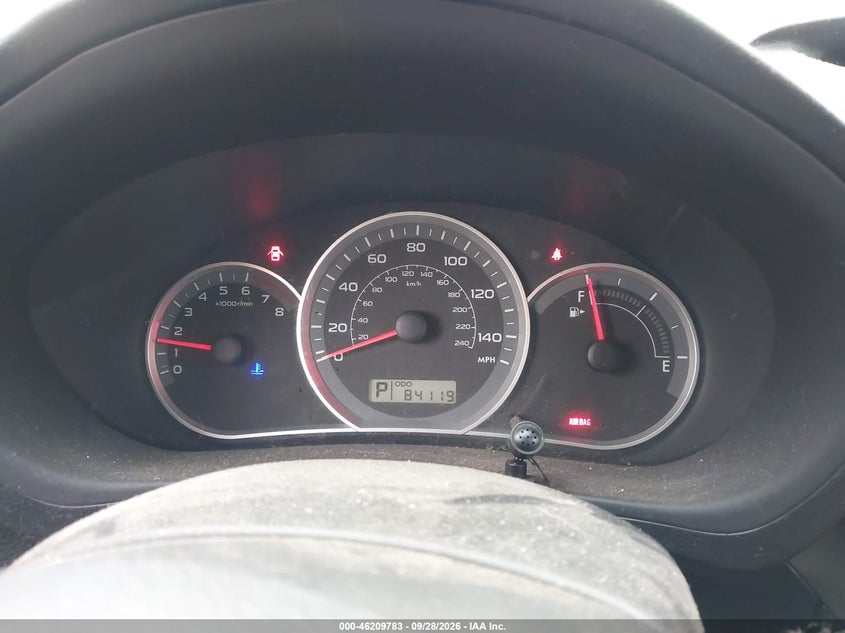 SUBARU IMPREZA OUTBACK SPORT 2009 VIN JF1GH63649H823643