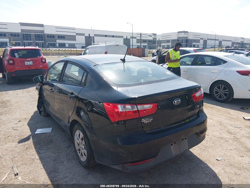 Vin: knadm4a33h6105272, lot: 46709711, kia rio lx 20173