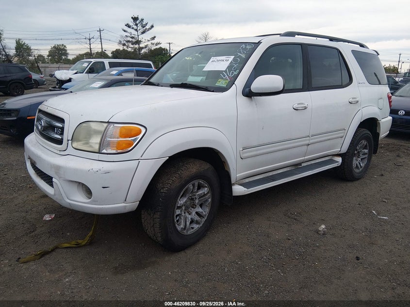 TOYOTA SEQUOIA 2004 VIN 5TDBT48A14S210081