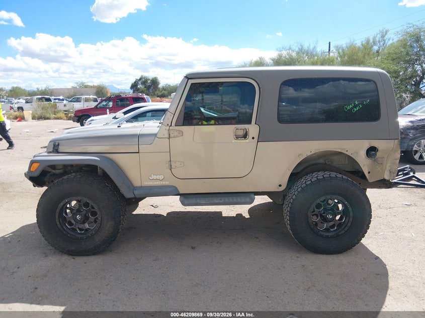 JEEP WRANGLER 2006 VIN 1J4FA44S56P731589