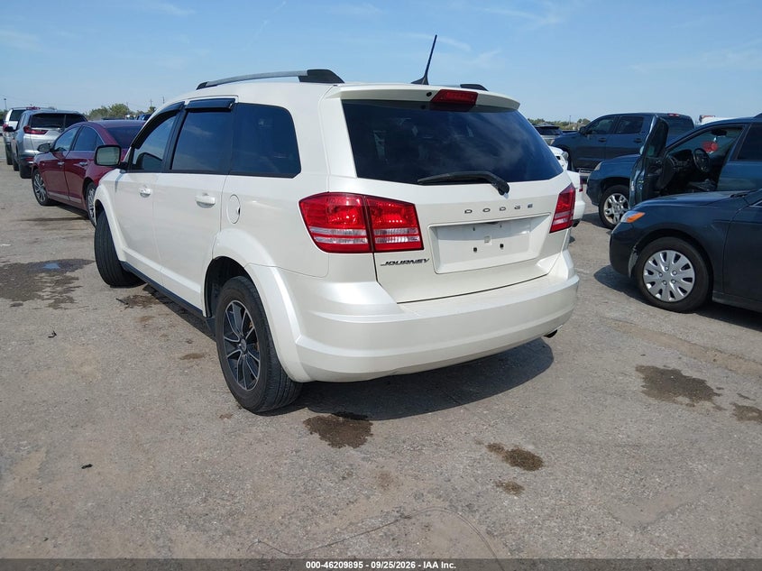 Vin: 3c4pdcab9jt443062, lot: 46709818, dodge journey se 20183