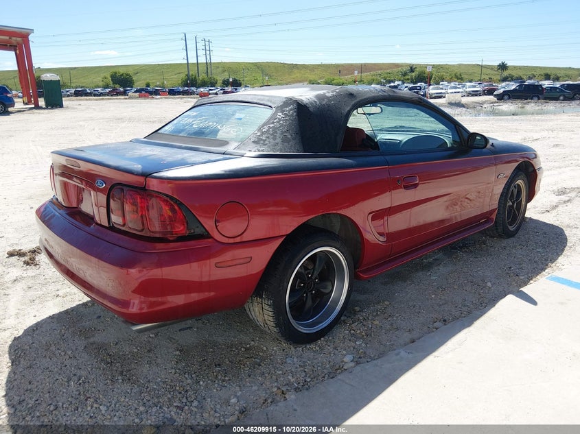 FORD MUSTANG 1998 VIN 1FAFP45X9WF105120
