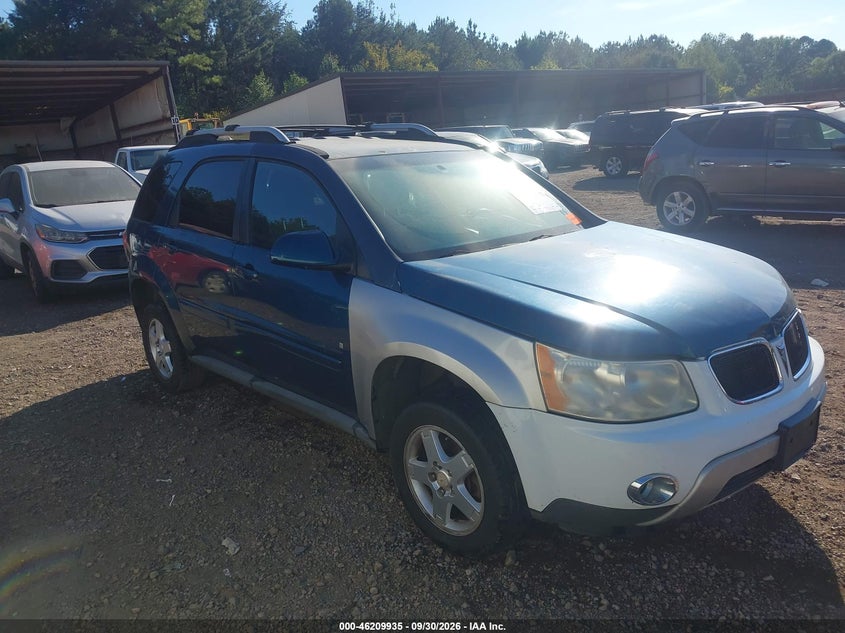 PONTIAC TORRENT 2006 VIN 2CKDL63F066097172