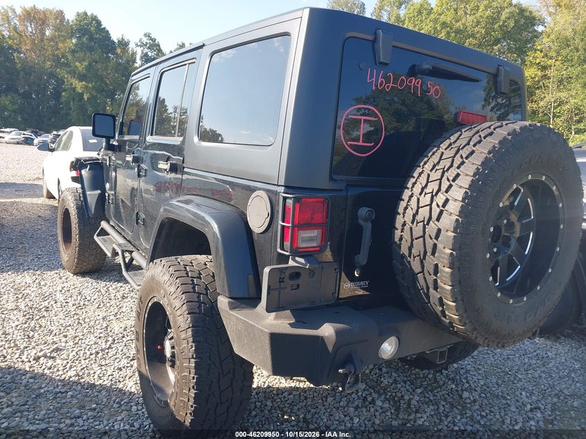 Vin: 1c4bjwdg1fl560830, lot: 46709873, jeep wrangler unlimited freedom edition 20153