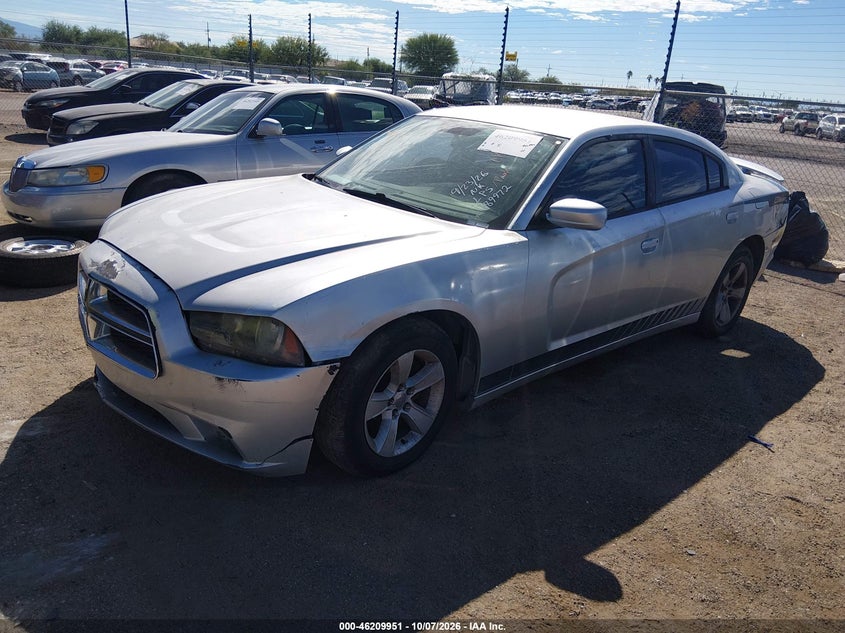 Vin: 2c3cdxbg4ch189972, lot: 46709874, dodge charger se 20122