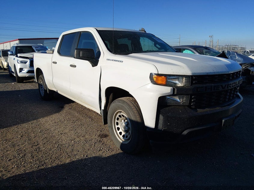 Vin: 3gcpwaef0mg182591, lot: 46709890, chevrolet silverado 1500 work truck 20211