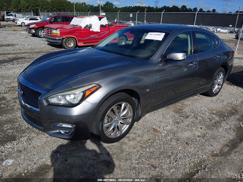 Vin: jn1by1ar2fm561440, lot: 46709925, infiniti q70 3.7x 20152