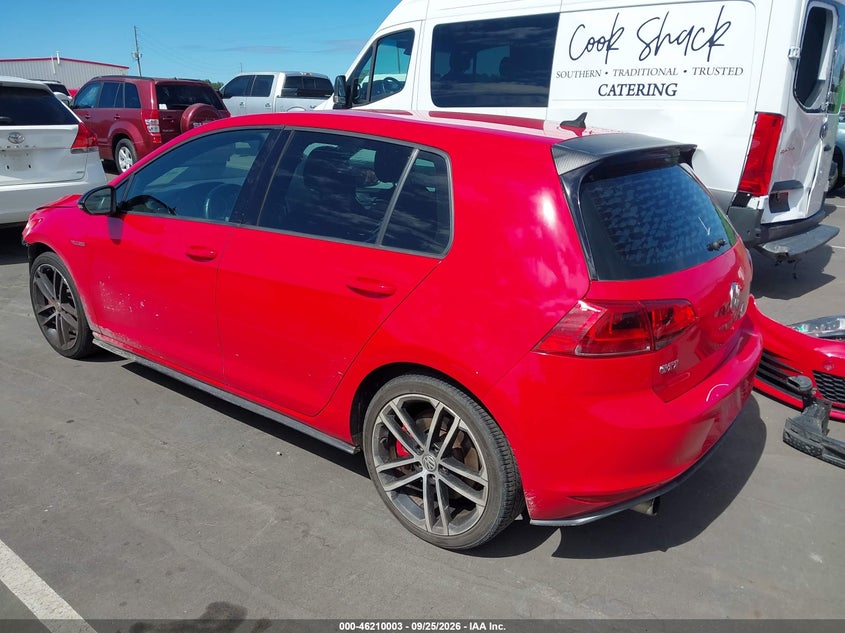 Vin: 3vw447au4hm009225, lot: 46709926, volkswagen golf gti sport 4-door 20173