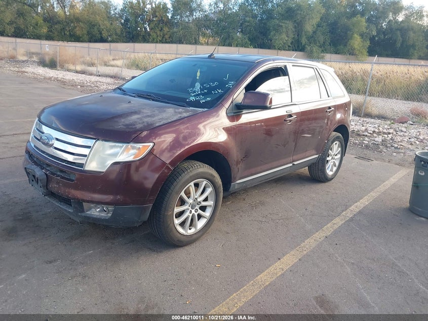 Vin: 2fmdk4jc4abb07530, lot: 46709934, ford edge sel 20102