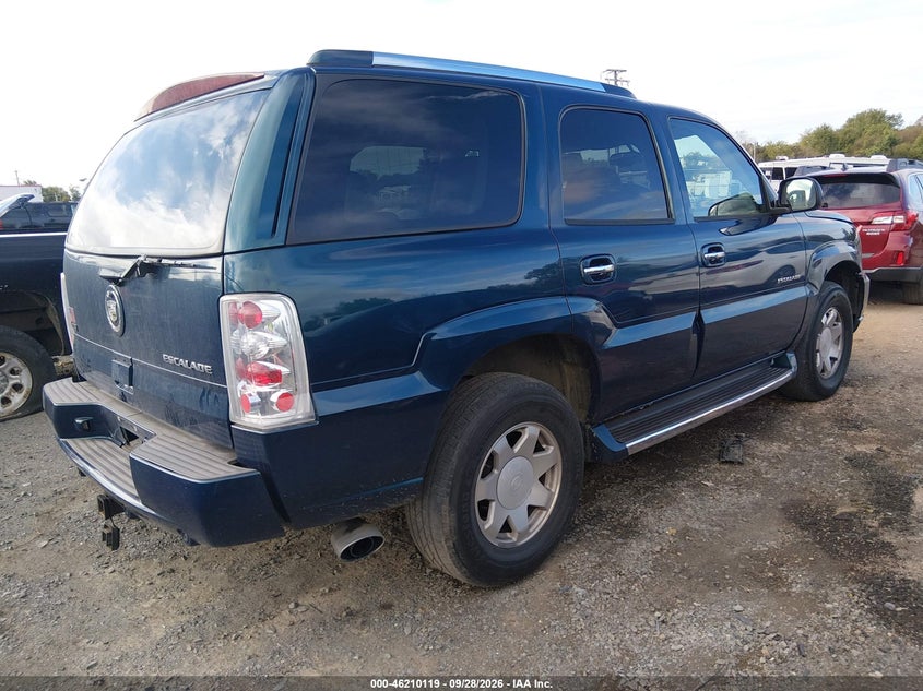 CADILLAC ESCALADE 2004 VIN 1GYEK63N44R283797
